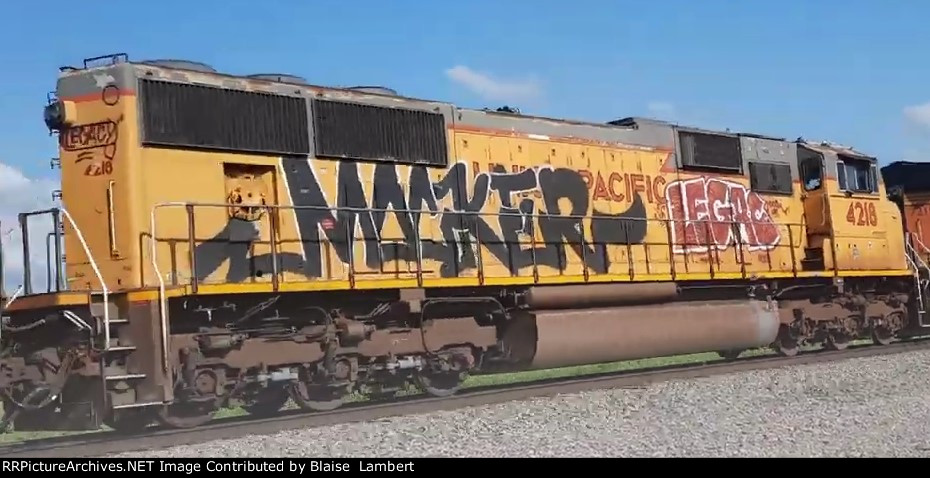 Tagged up SD70M